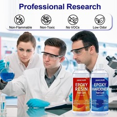 Durable Crystal Clear Epoxy Resin 16oz – Self-Leveling & UV Resistant for Art