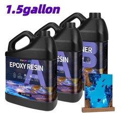 Deep Pour Epoxy Resin 2:1 Mix 2–4 Inch Casting River Table Crystal Clear