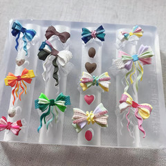 3D Silicone Bow Knot Molds for Gel Nail Art Accessories and Supplies