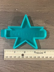 Star Football Freshie Mold – Western Team Spirit Silicone Mold
