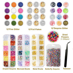 UV Resin Decoration Accessories Kit for Beginners – Jewelry Making Supplies with