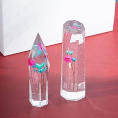 Large Crystal Tower Resin Molds 2 Sizes Crystal Point Silicone Molds for Resin