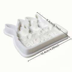 Silicone Mold Mould Easter Bunny Rabbit Craft Art Resin Clay Epoxy GREAT DETAILS