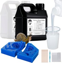 Translucent 4.4 lbs Silicone Mold Making Kit – Effortless Mix Ratio 1:1