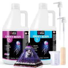 Epoxy Resin Kit,1 Gallon Bubble Free & Crystal Clear Epoxy Resin