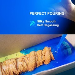 Liquid Silicon Mold Making Kit 30A Sapphire Blue
