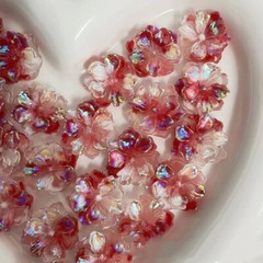 10Pcs DIY Handmade Luminous Resin Flower Shiny Accessories Ornament Craft Decor