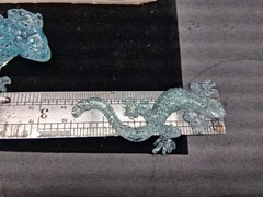 Handmade Two Lizard diamond pendants H mold-MOLD ONLY-