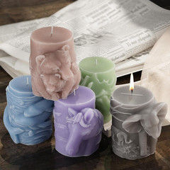 Deer Cylinder Animal Resin Casting Silicone Mold for Home Decor & Candle Making