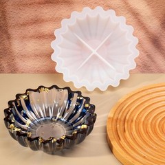 Resin Molds for Bowl, 5.24 x 1.65 inches Flower Tray Silicone Molds for Resin…