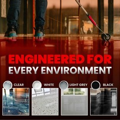 Self Leveling Epoxy Resin Kit – ANE Garage Floor Epoxy Kit Spreads Seamlessly…