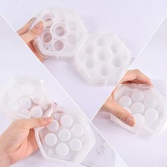 2 PCS Dice Storage Box Resin Mold Resin Molds Silicone Dice Box Molds with Lid R