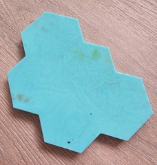 Silicone Hexagonal Honeycomb Tray Mold, high quality thick material, gently used