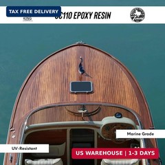 Epoxy Resin Kit with Hardener – Crystal Clear, Self-Leveling, UV-Resistant, Non-