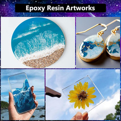 Epoxy Resin 32OZ – Crystal Clear Epoxy Resin Kit – No Yellowing No Bubble Castin