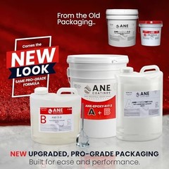 Self Leveling Epoxy Resin Kit – ANE Garage Floor Epoxy Kit Spreads Seamlessly…
