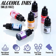 Epoxy Resin Color Pigment 24 Vivid Colors Liquid Epoxy Pigment Highly Concentrat