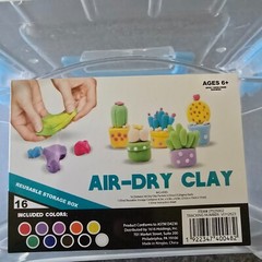 Air To Clay Reusable Empty Storage Box Holds 16 Clay Medium Size USA Seller