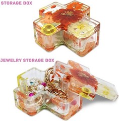 Cross Storage Box Resin Molds, Rectangle Cube Epoxy Resin Molds DIY Cross Ja…