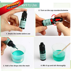 LET’S RESIN Epoxy Resin Paint Pigment Each 0.35 oz (Pack of 16), Multicolor