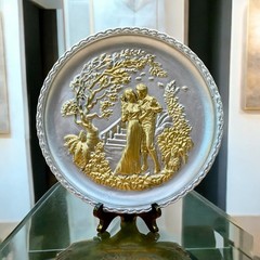 Couples Decorative Plate Mold For Resin