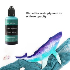 Ocean Blue Liquid Epoxy Resin Dye Colorant Pigment 60ml Translucent