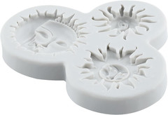 Sun and Moon Face Silicone Molds Sun Face Polymer Clay Mold for DIY Crafts Air D