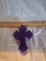 High Quality Resin Made Cross Storage Container. Great For Jewelry Or Display.