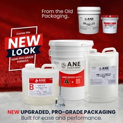 Self Leveling Epoxy Resin Kit – ANE Garage Floor Epoxy Kit Spreads Seamlessly…