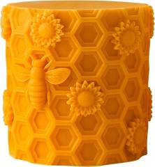 Honeycomb Silicone Cylinder Mold for Resin Casting & Candle Making