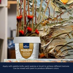 5.3 Oz Professional Thick Modeling Paste High Density Acrylic Medium White