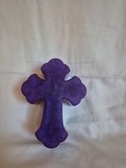 High Quality Resin Made Cross Storage Container. Great For Jewelry Or Display.
