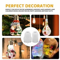 Silicone Resin DIY LED Light Bulb Molds Chip Base Cover Epoxy Making Tool Mould