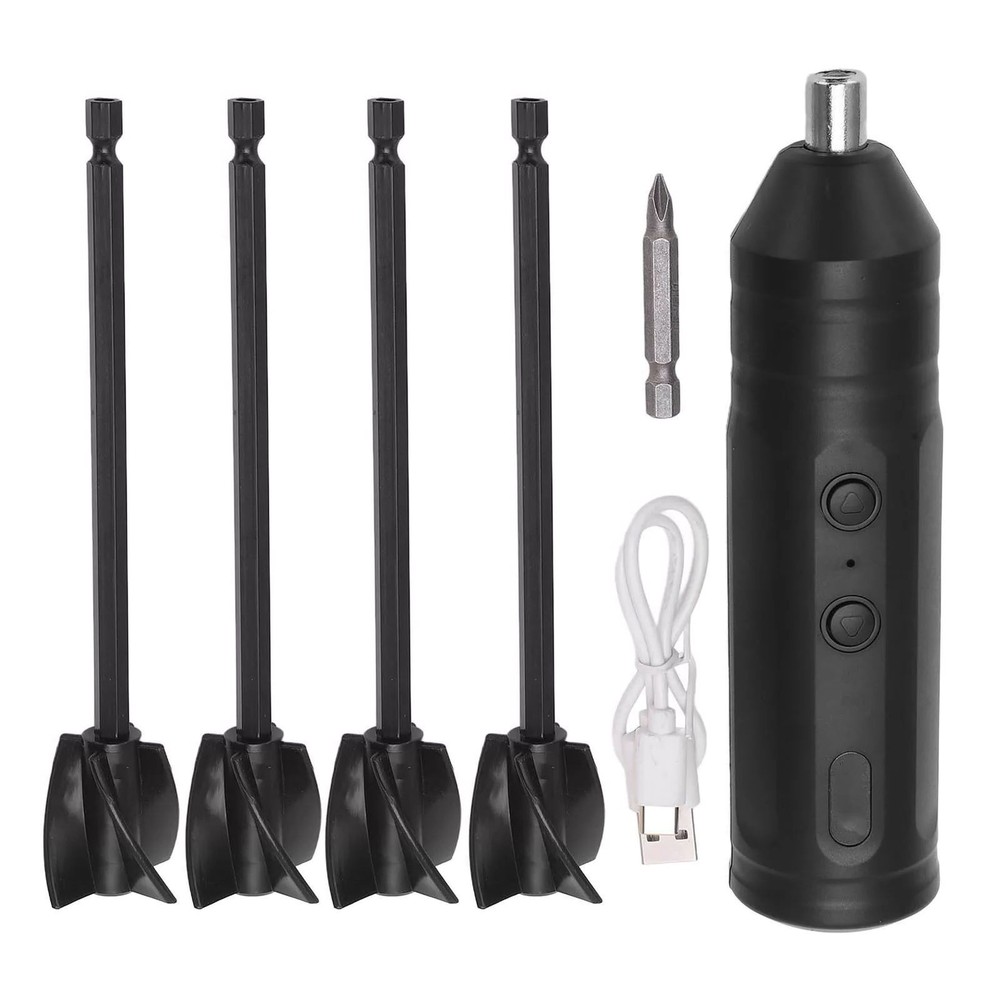 Epoxy Resin Mixer Rechargeable Powerful Slow Motor Electric Stirrer Accessories