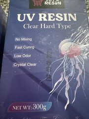 Lot Of 2 LET’S RESIN UV Resin, 300g Crystal Clear Hard Type Exp 03/27 Brand NEW
