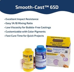 Smooth Cast 65D Liquid Plastic Casting Resin, Trial Unit