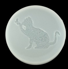 Handmade Crystal Cat Mold For Resin