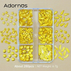 550Pcs/Box Metallic Butterfly Epoxy Accessories Stars Moon Resin Mold Silicone F