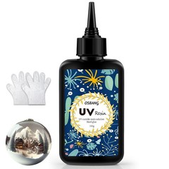 Fast-Curing 100g UV Resin – Self-Leveling & Yellowing Resistant for Art Projects