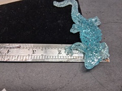 Handmade Two Lizard diamond pendants H mold-MOLD ONLY-