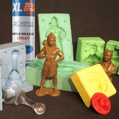 Water-Resistant Silicone Mold Release Spray – Easy Application, 4 Pack, 67.6 oz