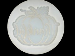 Pumpkin “Thankful” Plaque Mold For Resin