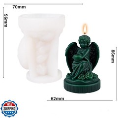 Baby Wing Angel Cylinder Molds Silicone Wave Spiral Candle Mold – Silicone Re