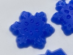 Set of 11 Silicone Snowflake Resin Inlays
