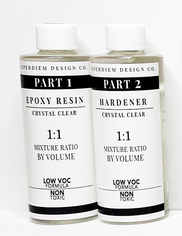 Crystal Clear Epoxy Resin 1:1 Mixing Ratio – 8oz Kit