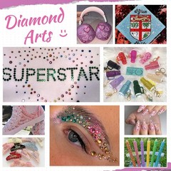 Versatile 40-Color Rhinestone Crafting Set – 40,000 3mm Gems & Glue Included