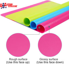 3 Pack Silicone Mat Large Silicone Sheets for Crafts, Liquid, Resin Jewelry Cast