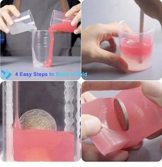 BBDINO Platinum Silicone 20A Clear Mold Making Silicone Rubber Kit Part A & B
