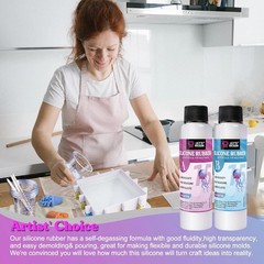 Silicone Mold Making Kit Liquid Rubber Clear Mold Maker For Resin Resin Molds