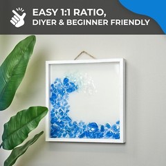 Easy 1:1 Mixing Epoxy Resin – Water-Resistant Crystal Finish for Tabletops